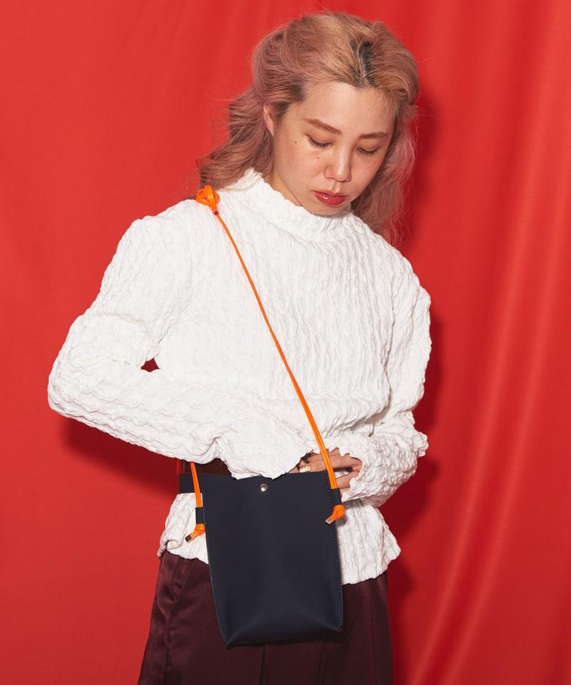 ○シャーリングジャガードハイネックプルオーバー