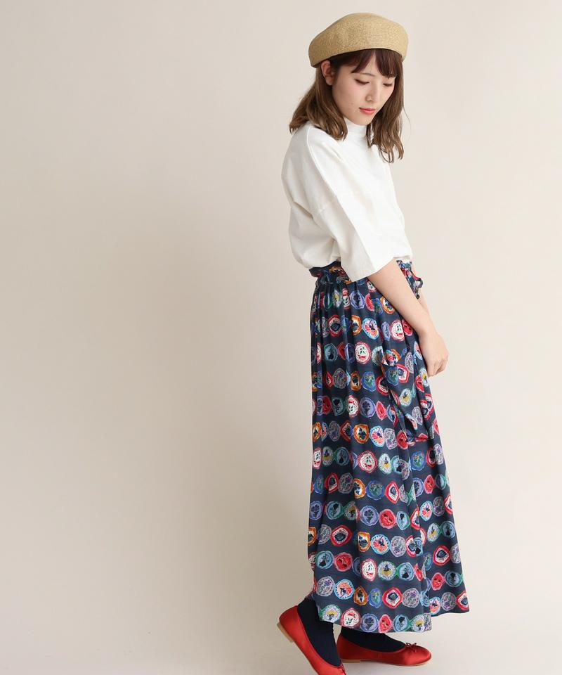 mat　USA18/-製品染め　モックネックTシャツ