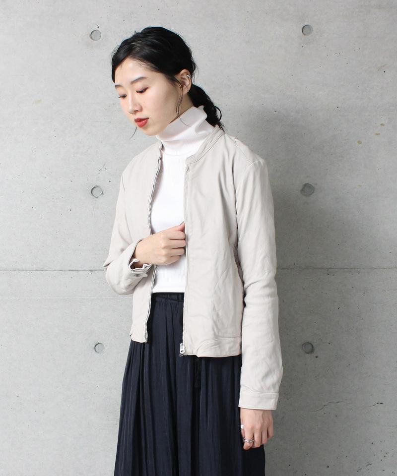 SHEEP LEATHERジップブルゾン