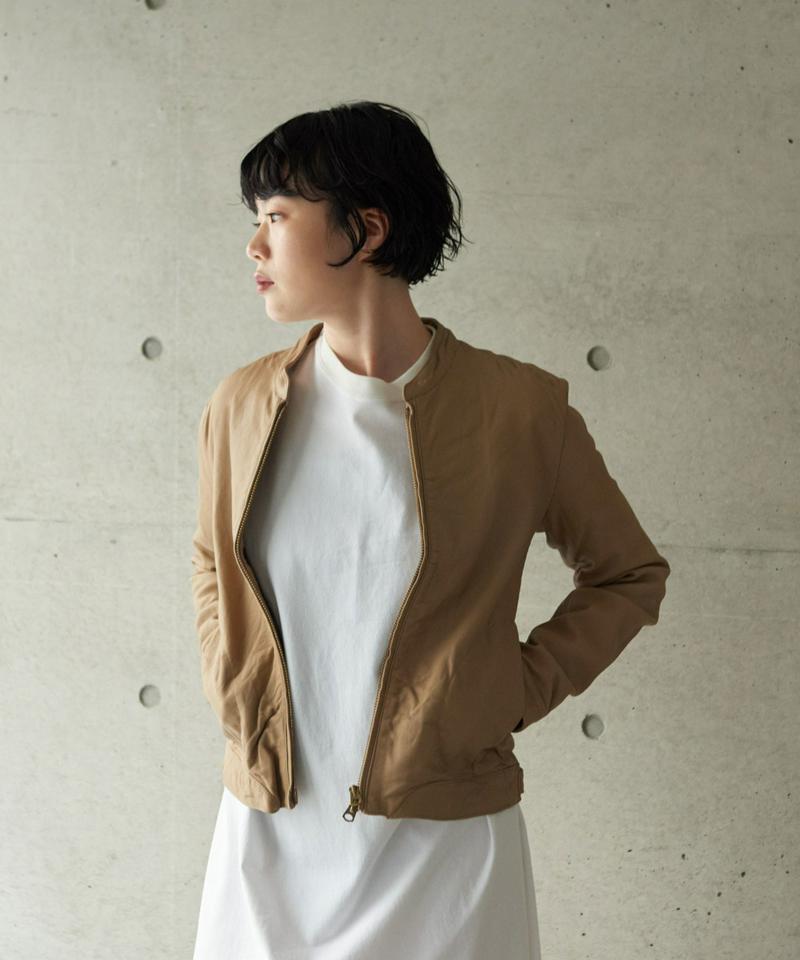 SHEEP LEATHERジップブルゾン