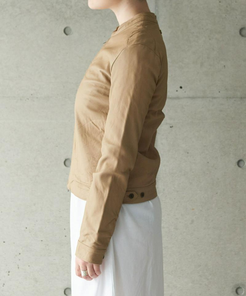 SHEEP LEATHERジップブルゾン