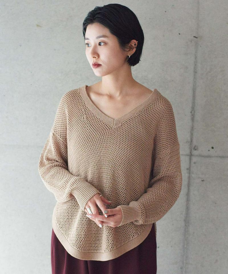 ●○COTTON LILY スキッパープルオーバー（nitca）