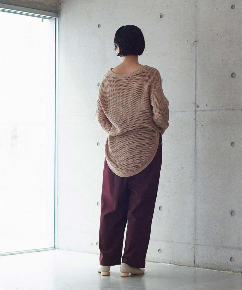 ●○COTTON LILY スキッパープルオーバー（nitca）