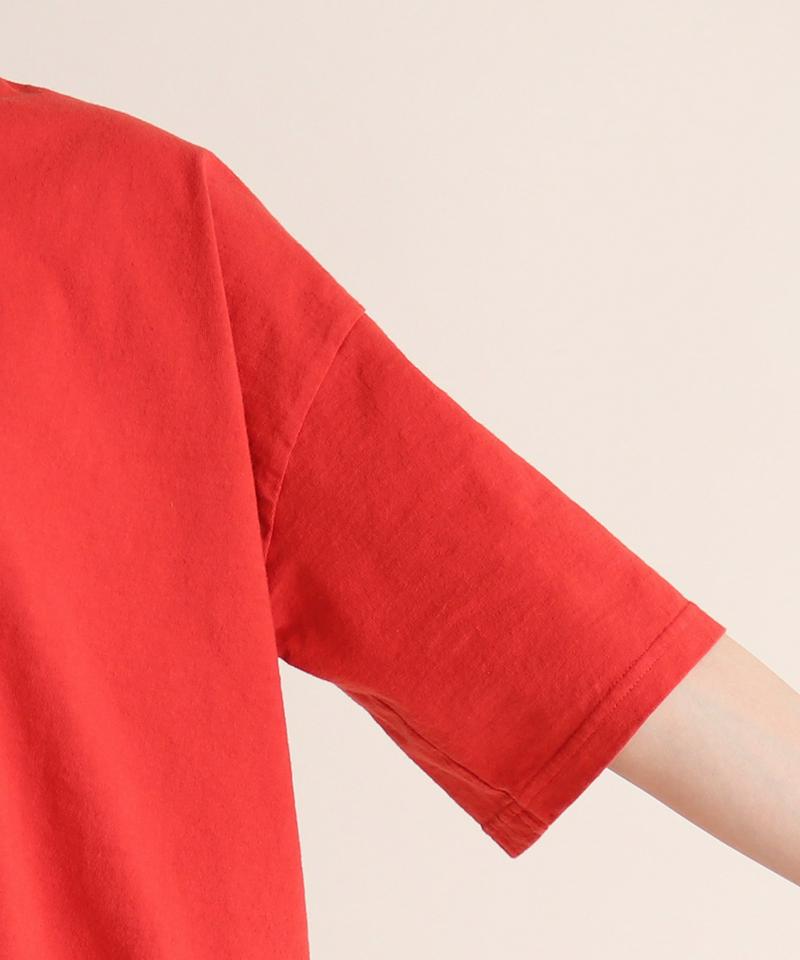 mat　USA18/－製品染め　クルーネックTシャツ