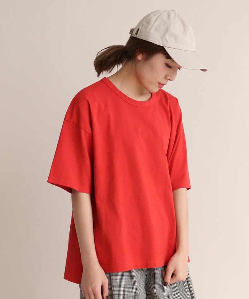 mat　USA18/－製品染め　クルーネックTシャツ