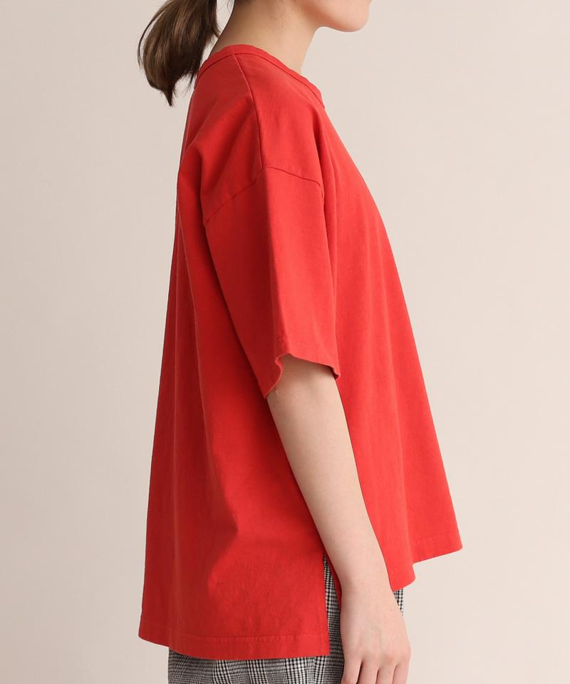 mat　USA18/－製品染め　クルーネックTシャツ