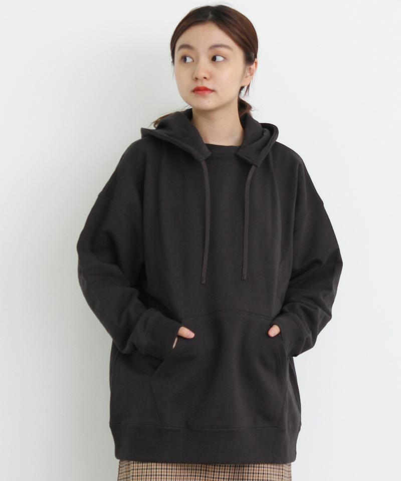 ○mat tight tension　裏毛フードプルオーバー