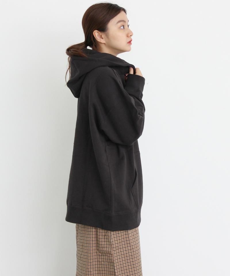 ○mat tight tension　裏毛フードプルオーバー