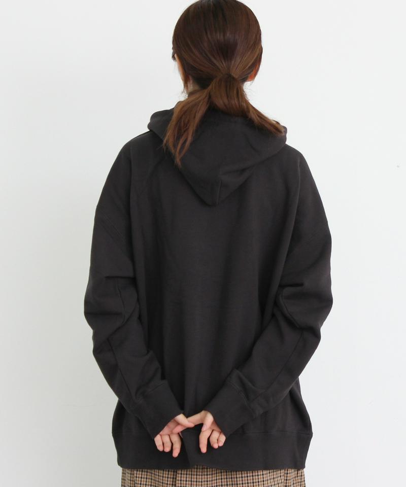 ○mat tight tension　裏毛フードプルオーバー