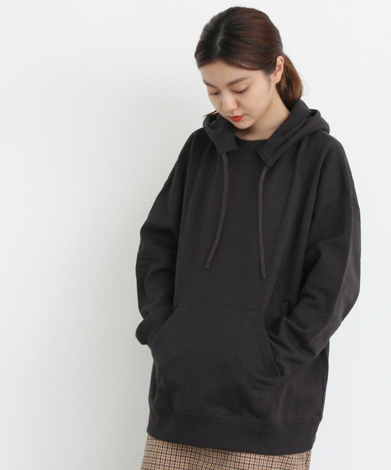 ○mat tight tension　裏毛フードプルオーバー