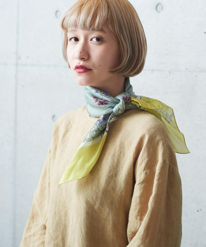 ○シノワズリパネルプリントスカーフ
