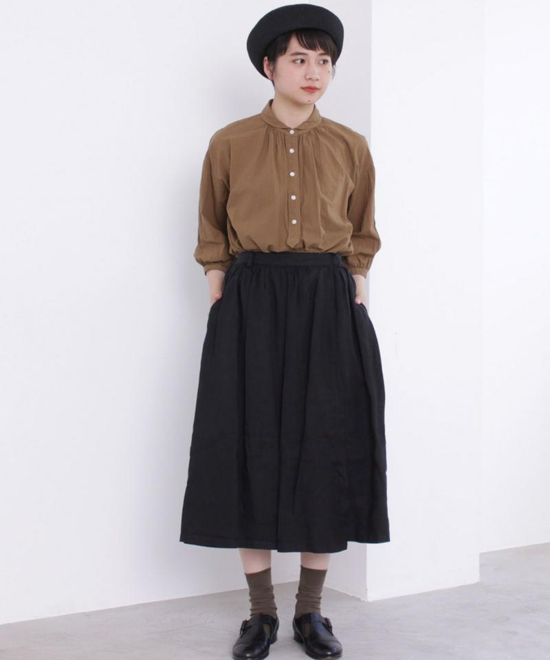 Voil Poplin　丸衿シャツ