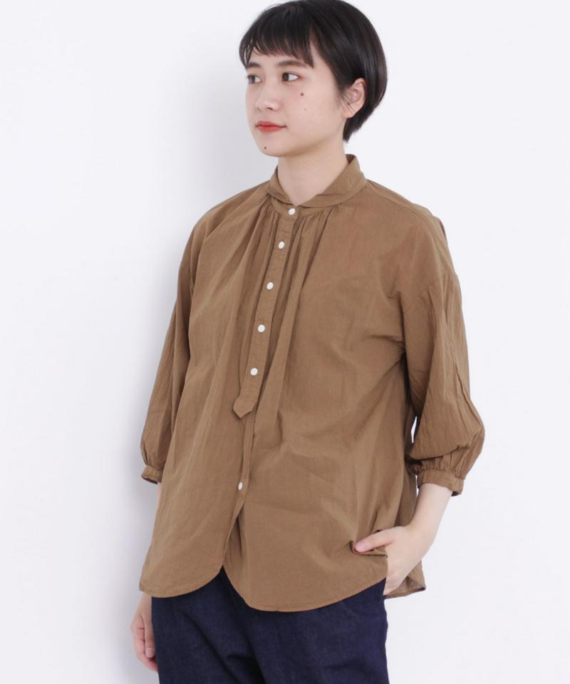 Voil Poplin　丸衿シャツ
