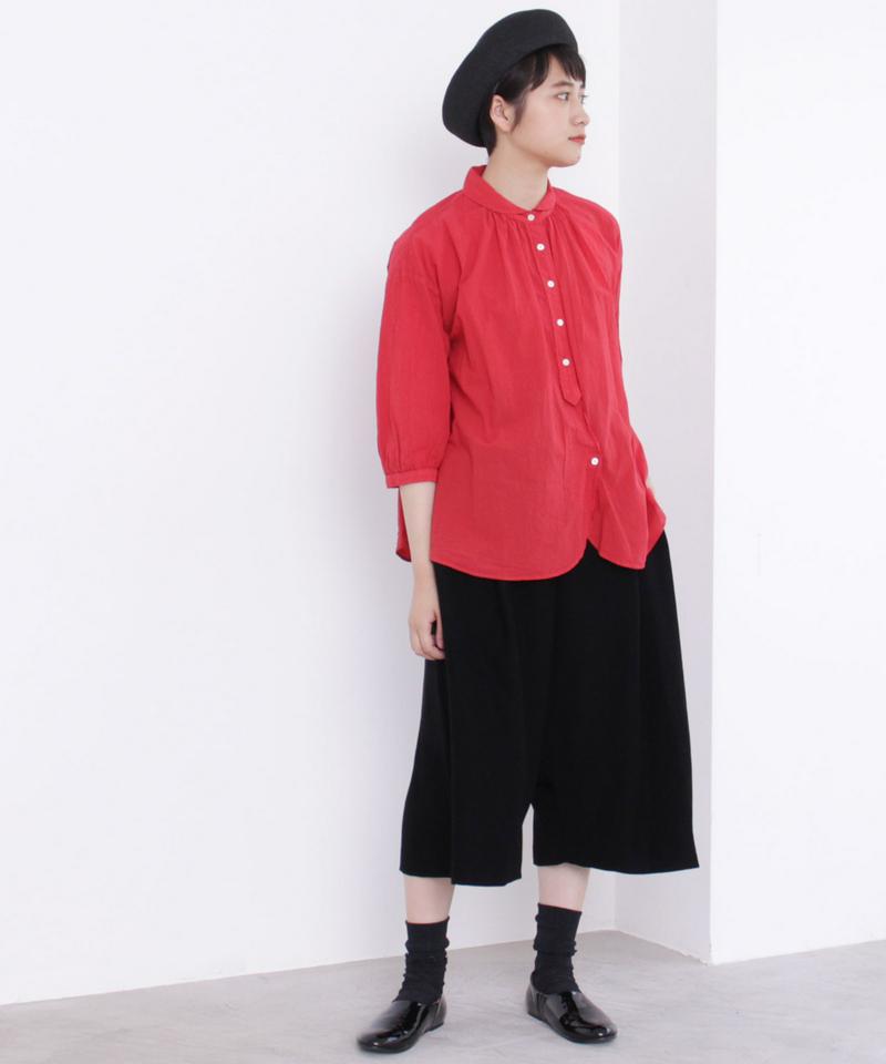Voil Poplin　丸衿シャツ
