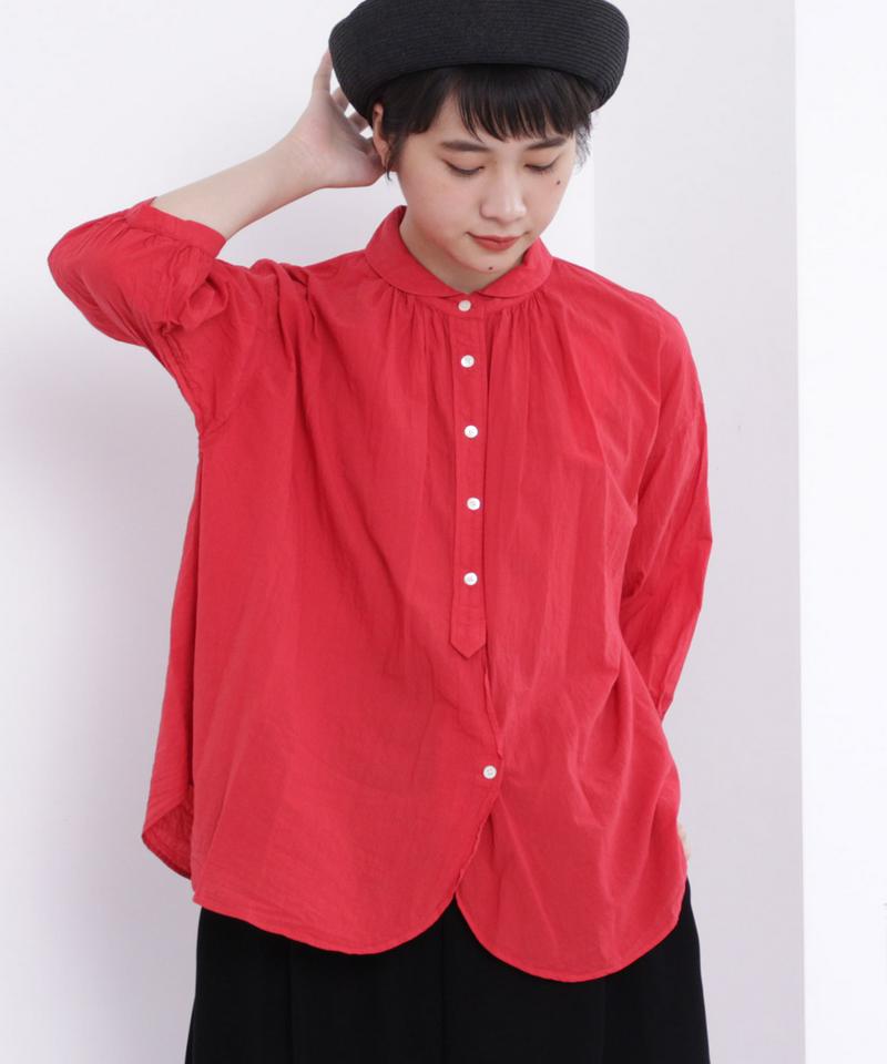 Voil Poplin　丸衿シャツ