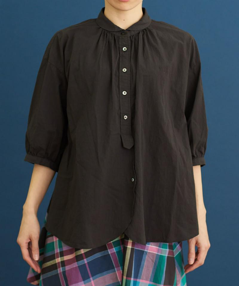 Voil Poplin　丸衿シャツ