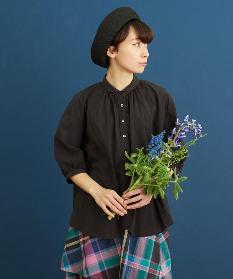 Voil Poplin　丸衿シャツ