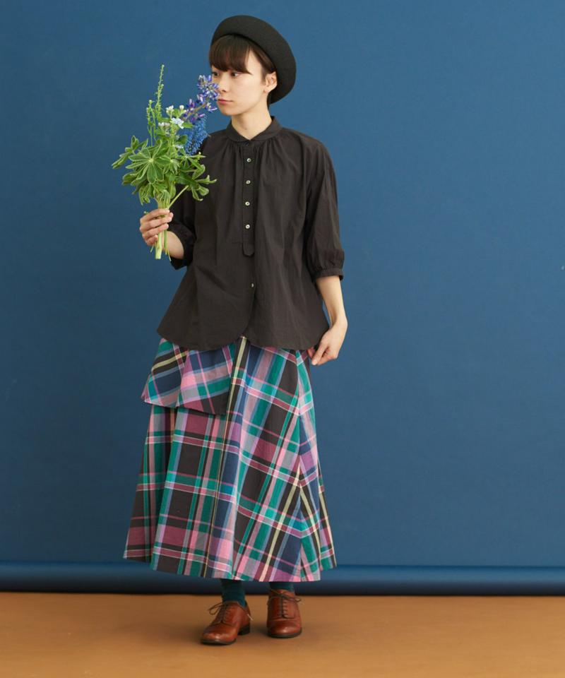 Voil Poplin　丸衿シャツ