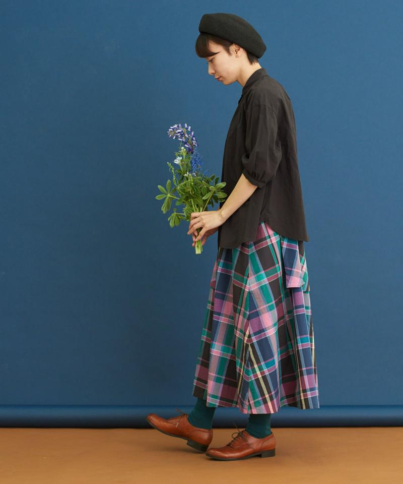 Voil Poplin　丸衿シャツ