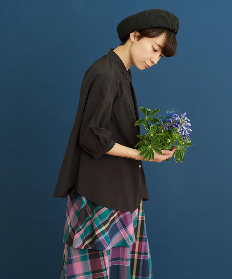 Voil Poplin　丸衿シャツ