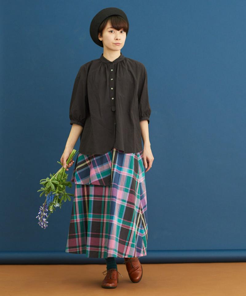 Voil Poplin　丸衿シャツ