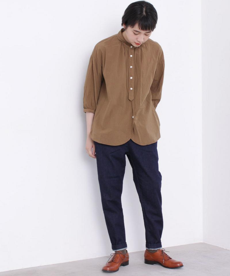 Voil Poplin　丸衿シャツ