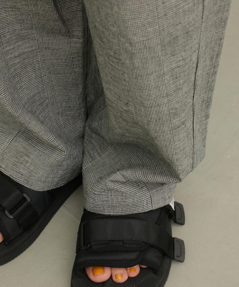 C/Lグレンチェック コンビパンツ