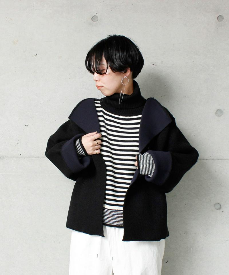 ９G Wフェイスカーディガン