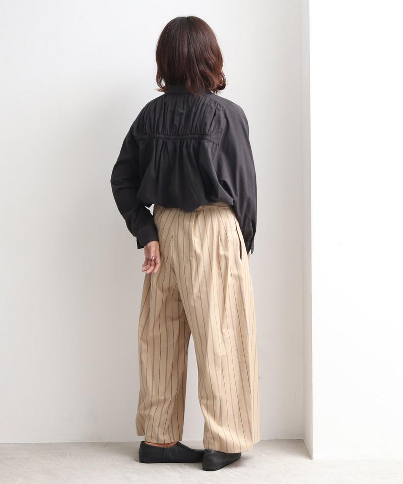 ○ビエラストライプ　だぼパンツ