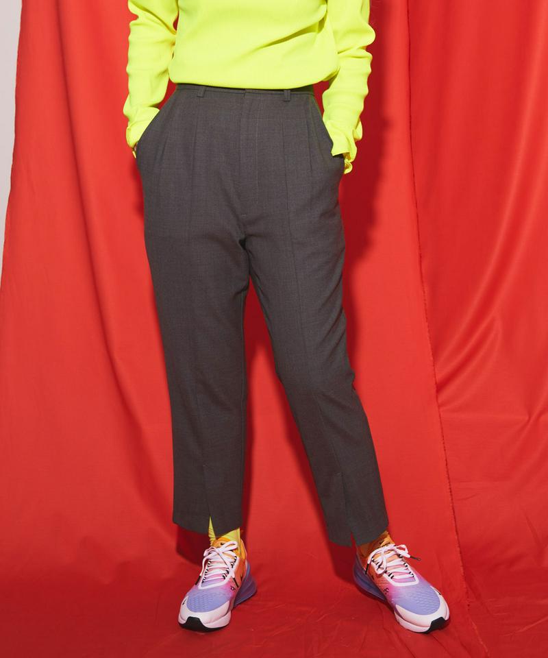 80/スーパー120オックスタックスリットパンツ