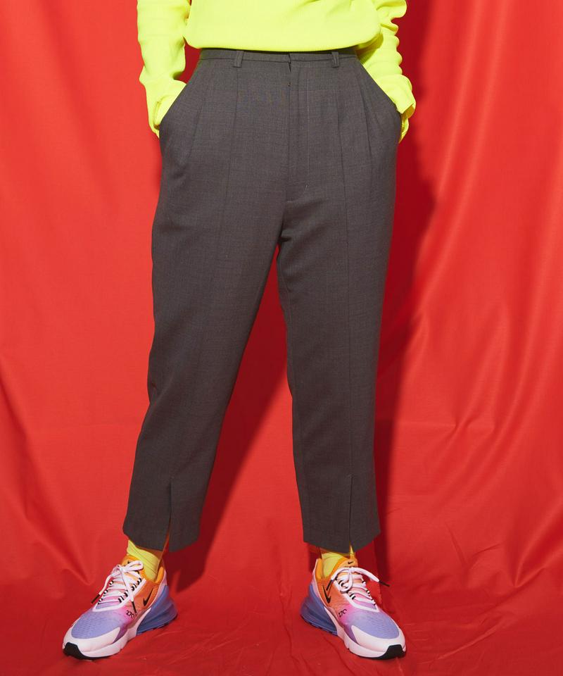80/スーパー120オックスタックスリットパンツ