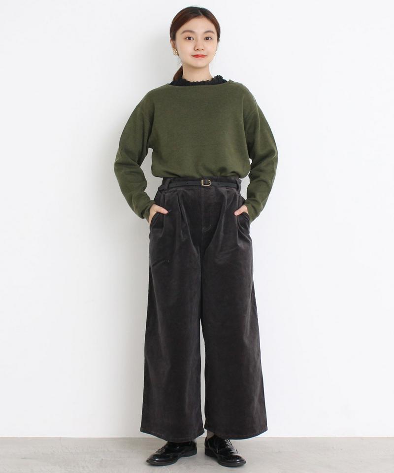 mat ストレッチコール　ワイドパンツ