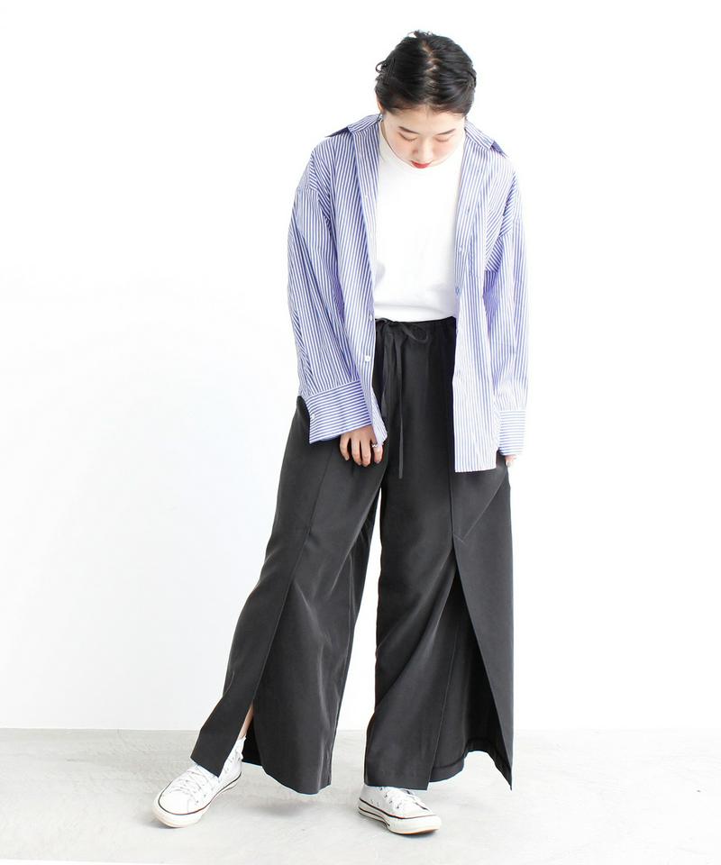◯モダールサイドスリットパンツ