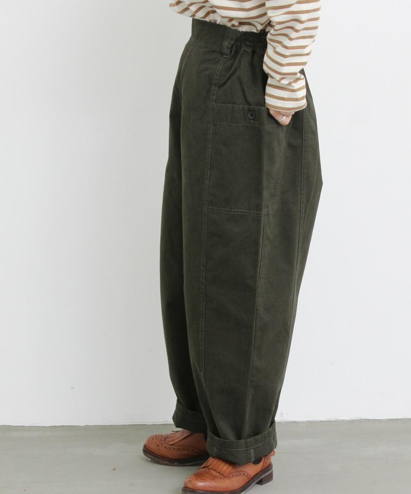 ○mat 微起毛モールスキンサイドポケットパンツ