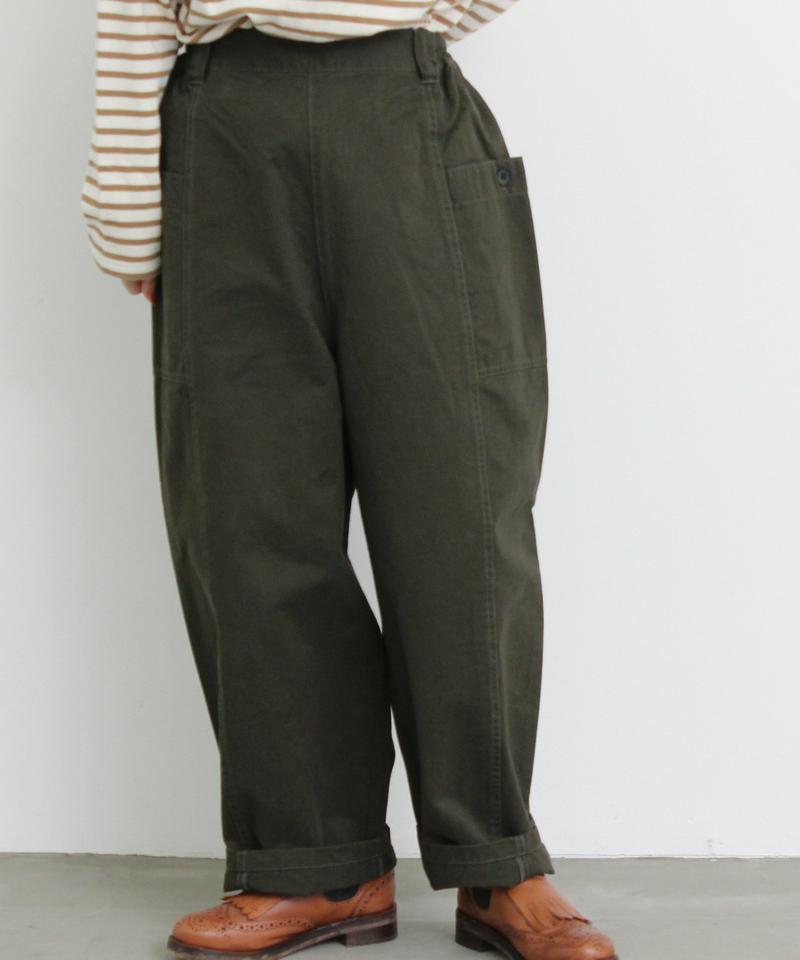 ○mat 微起毛モールスキンサイドポケットパンツ