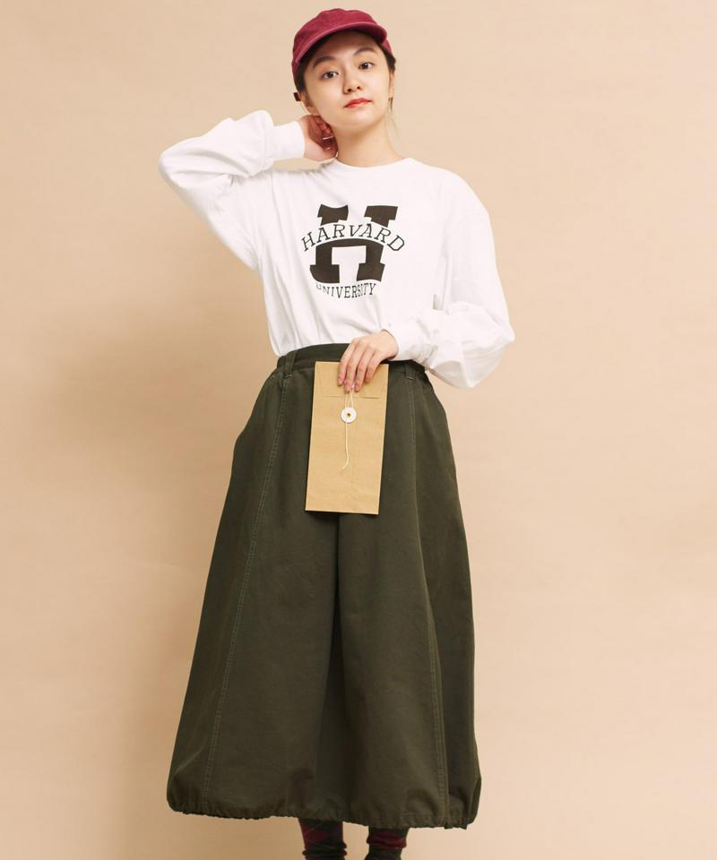 ○mat HARVARDロゴプリント ロンT