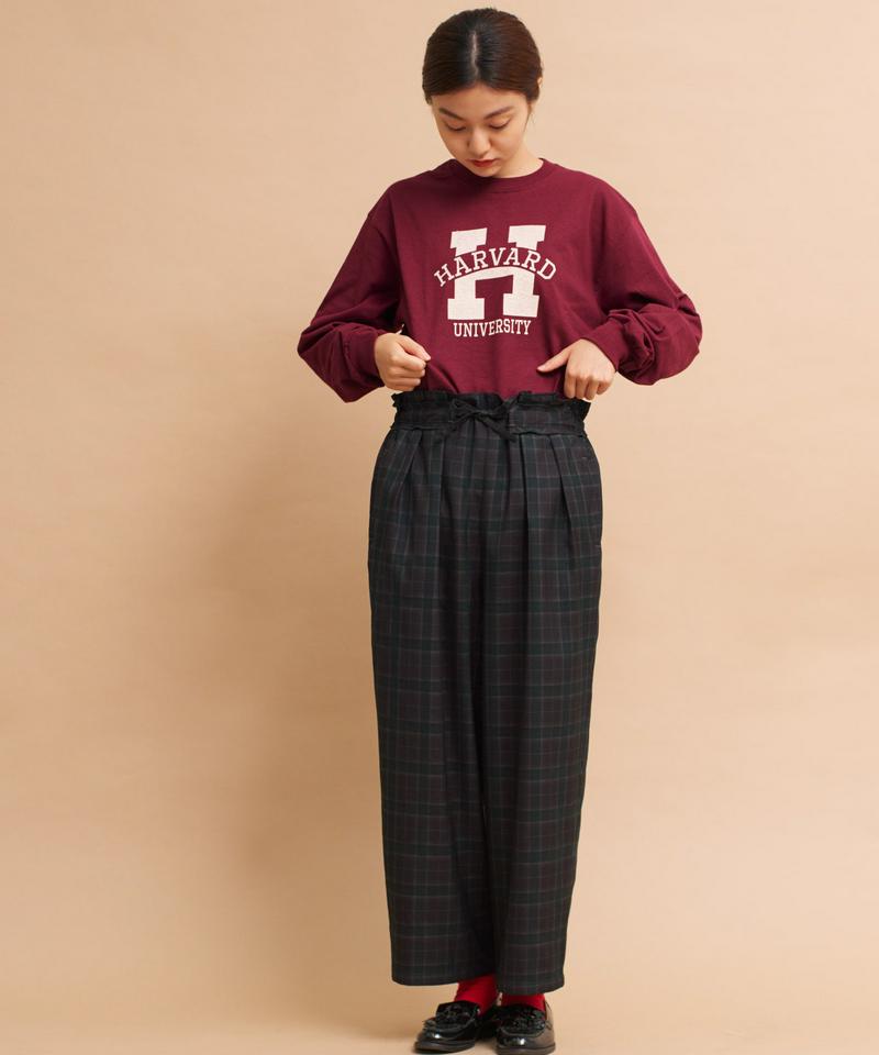 ○mat HARVARDロゴプリント ロンT