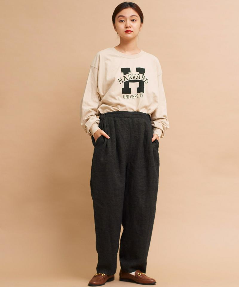 ○mat HARVARDロゴプリント ロンT