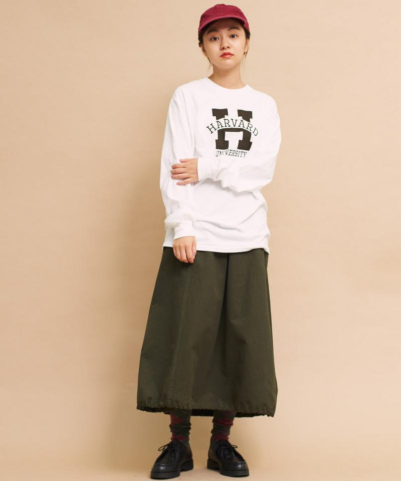 ○mat HARVARDロゴプリント ロンT