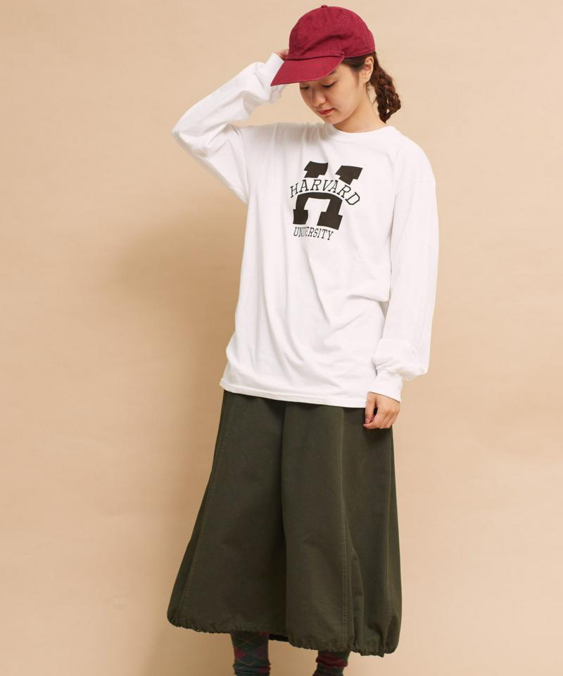 ○mat HARVARDロゴプリント ロンT