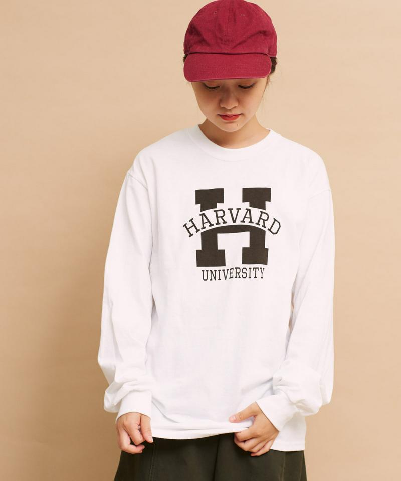 ○mat HARVARDロゴプリント ロンT