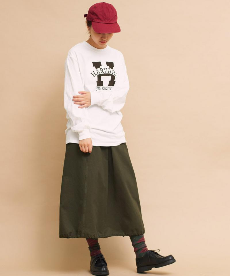 ○mat HARVARDロゴプリント ロンT