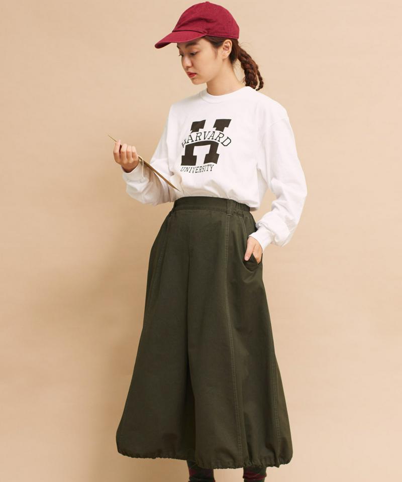 ○mat HARVARDロゴプリント ロンT