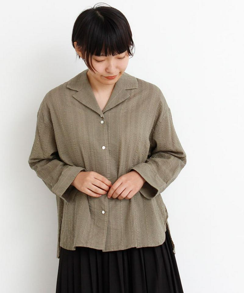 ○ダイレクトワッフル　パジャマシャツ