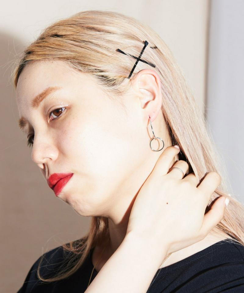 ○ダブルサークルピアス