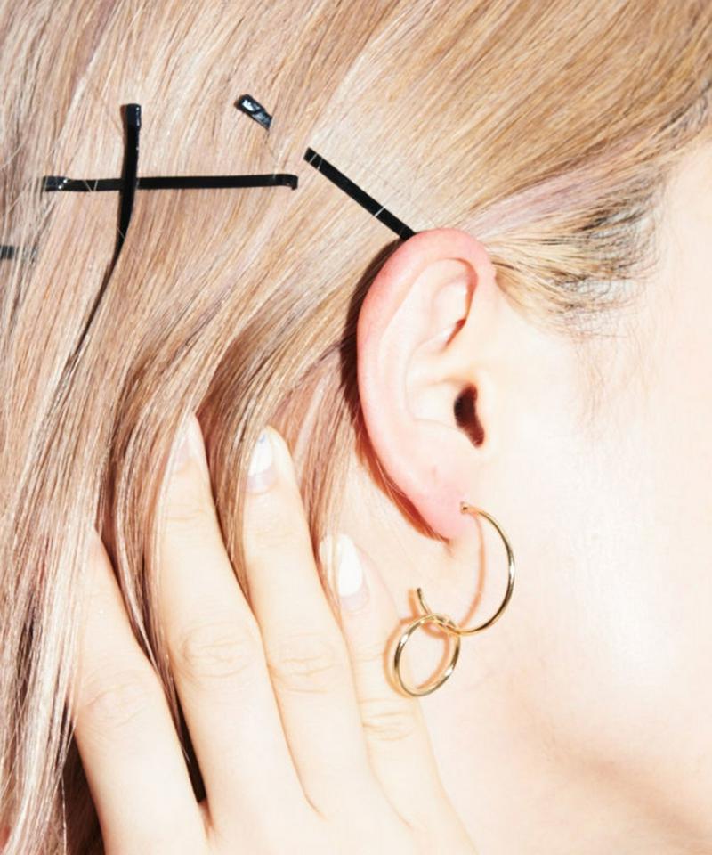 ○ダブルサークルピアス