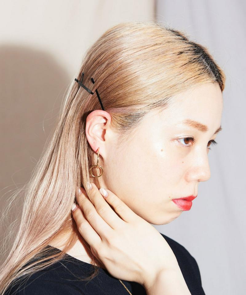 ○ダブルサークルピアス
