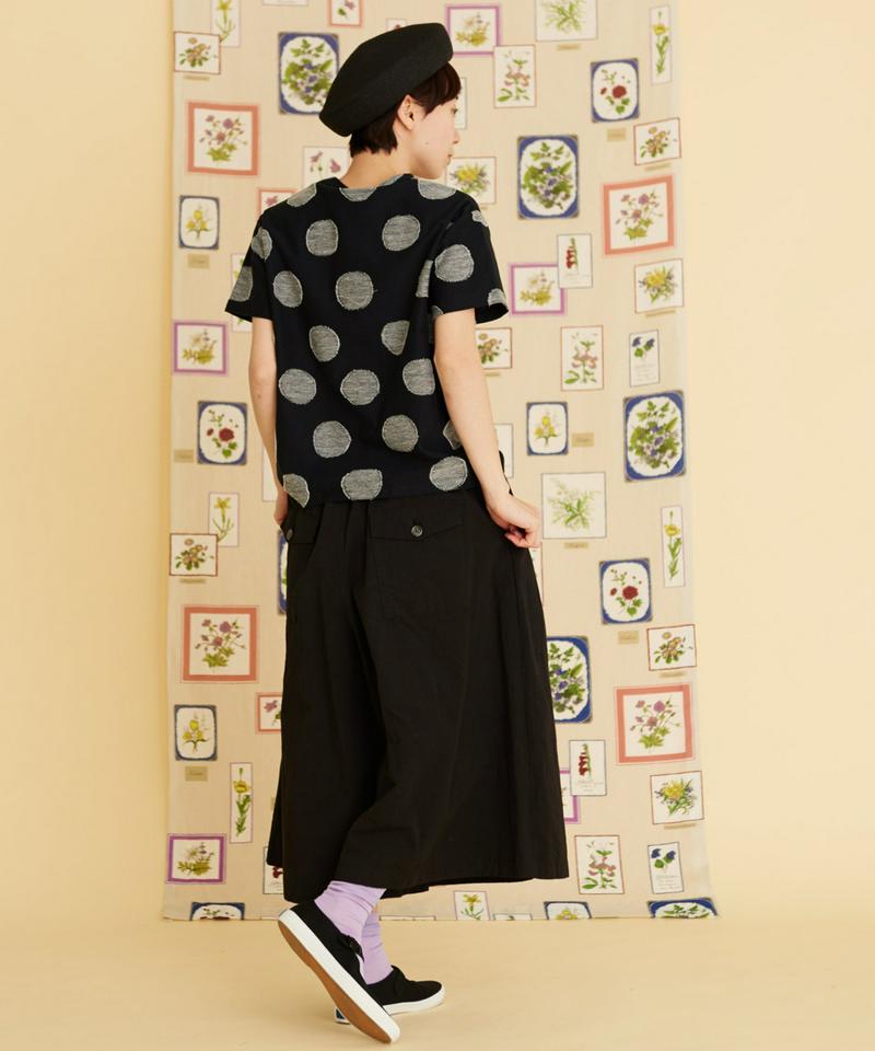 △○BIG DOT ジャガード ゆるTシャツ