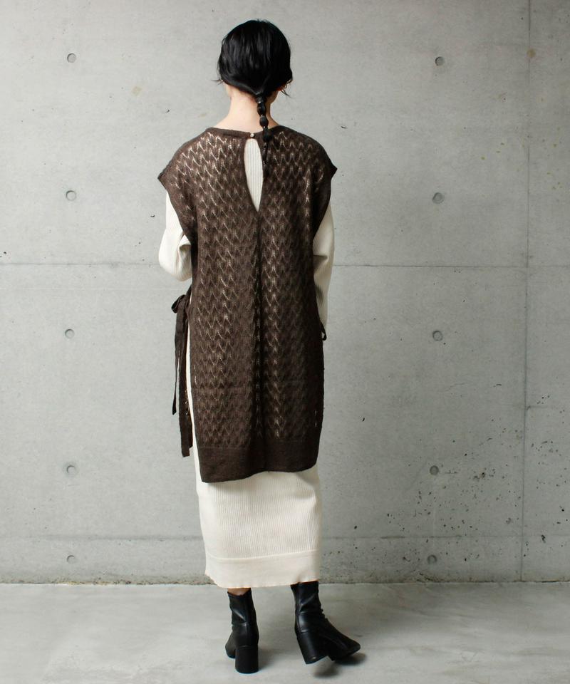 ○キッドモヘア　ロングジレ