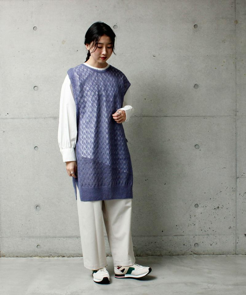 ○キッドモヘア　ロングジレ